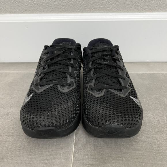 Nike Metcon 6 Men’s 9 Black Training Athletic Weight Lifting Sneaker Shoes - Picture 2 of 6